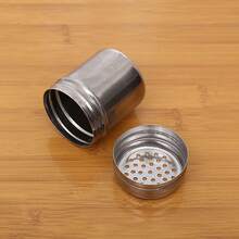 Set de agitador de sazonadores de acero inoxidable de pimienta y condimentos para cocina - Plateado - Ver 7