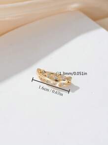 Charming Cubic Zirconia Inlaid Leaf Decorated Belly Button Ring For Women, Party Daily Accessory - Yellow Gold - View 5