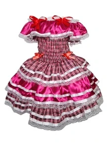 Young Girls Dresses - 粉色 - 查看 3