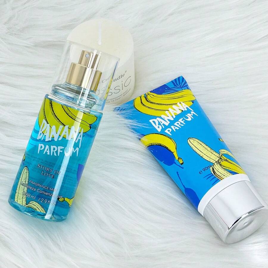 Spray cuerpo perfume para mujeres juego leche corporal caja regalo fragante,Regalos San Valentín,Regalos Navidad - Fresco - Ver 1