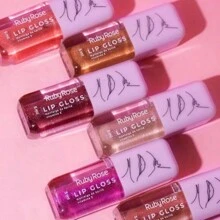 Ruby Rose Lip Gloss Lipstick With Glitter Moisturizing Shine 5ml Non-Sticky - Đèn pin - Xem 7