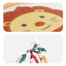 1 件儿童立方体摇铃玩具，早教几何吊坠装饰声音玩具，圣诞节/生日礼物 - 彩色 - 查看 5