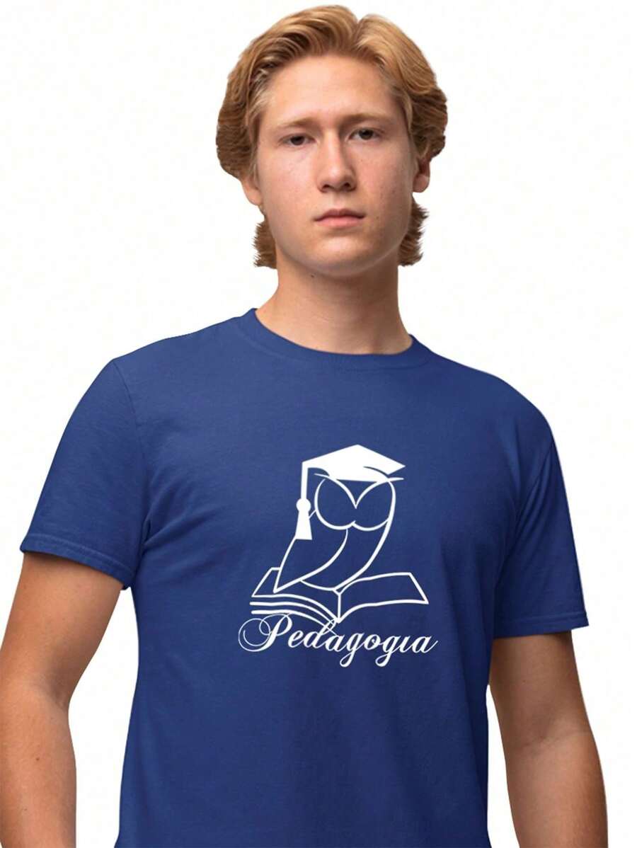 Men T-Shirts - 藏蓝色 - 查看 1