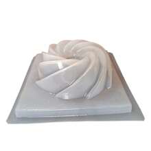 Molde Para Gelatina En Forma De Rehilete. Material resistente y reutilizables. Desmolda rápidamente - Blanco - Ver 4