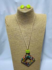 Women Jewelry Sets - MÀU XANH LÁ - Xem 1