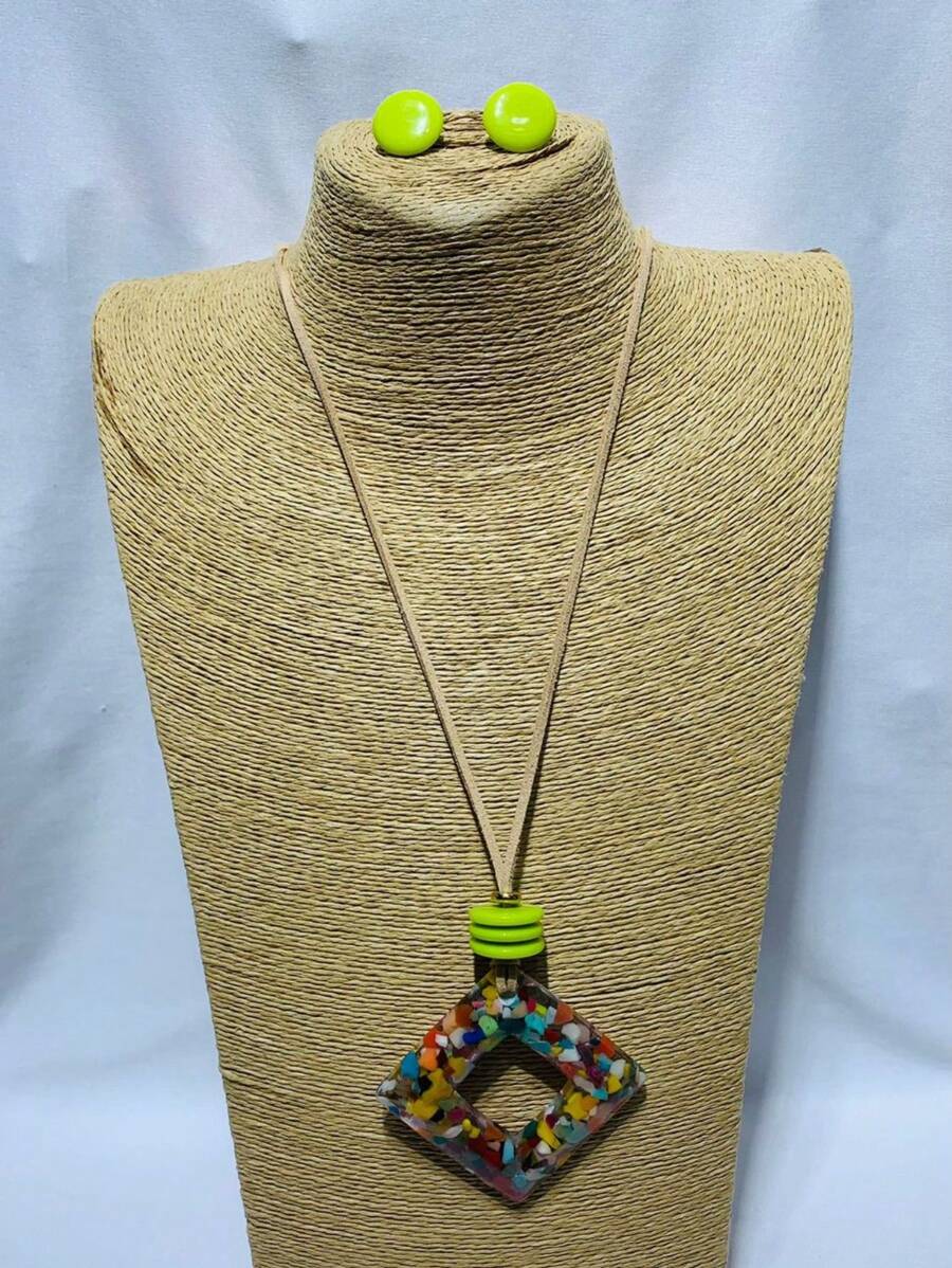 Women Jewelry Sets - MÀU XANH LÁ - Xem 1