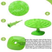 5pcs/Set Of Two Person Battle Balance Tree Balance Astronaut Puzzle Board Game Interactive Toys, Exercise Balance Ability, Enhance Thinking, Facilitate Portability, And More - Multicolor - View 3