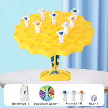 5pcs/Set Of Two Person Battle Balance Tree Balance Astronaut Puzzle Board Game Interactive Toys, Exercise Balance Ability, Enhance Thinking, Facilitate Portability, And More - Multicolor - View 2