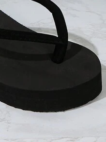 Sandalias de verano para mujer con plataforma de tacón grueso y cuña, zapatillas de playa con suela antideslizante, perfectas para bodas en la playa y actividades al aire libre