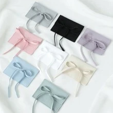 1/5/50 件超细纤维珠宝包装袋高品质珠宝礼品袋婚礼派对生日回礼品糖果袋耳环手链项链别致小型收纳袋礼品袋