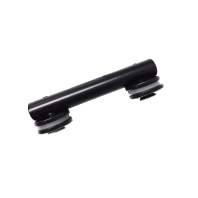 Conector P/ Guarda Corpo 180º Vidro/Vidro Preto