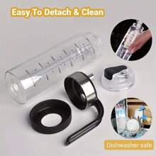 1入Olive Oil（橄欖油）分配瓶，厨房自動翻轉油瓶，18盎司橄欖油分配瓶，設有防漏蓋，易於清洗油醋分配瓶！ - 無色 - 查看 5