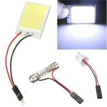 Placa Super Led Cob 24 Chips 26mmx36mm Teto Mala Carro - Branco - Visão 1