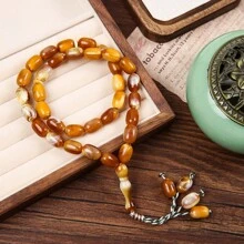 1 pieza Pulsera de cuentas tradicional china Pulsera de cuentas de oración para mujer