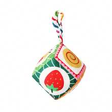 1 件儿童立方体摇铃玩具，早教几何吊坠装饰声音玩具，圣诞节/生日礼物 - 彩色 - 查看 7