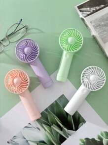 1pc Mini & Lovely Summer Handheld Fan With Usb Interface And Data Cable, Suitable For Outdoor, Indoor And Office, Powerful And Convenient For Travel, A Cool Gift For Date
