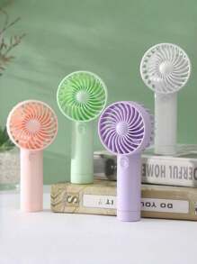 1pc Mini & Lovely Summer Handheld Fan With Usb Interface And Data Cable, Suitable For Outdoor, Indoor And Office, Powerful And Convenient For Travel, A Cool Gift For Date