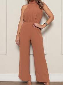 Women Jumpsuits - màu nâu - Xem 1