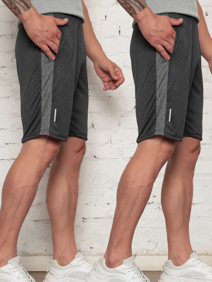 Men Shorts - 黑色 - 查看 1