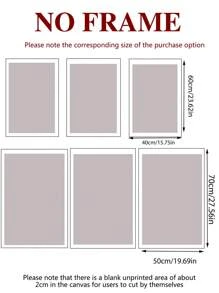 3Pcs Bohemian Style Hanging Painting Mountain Sun Image Decoration Hanging Painting Borderless Canvas Hanging Painting Can Be A Good Living Room, Bedroom Decoration Triplets Hanging Painting