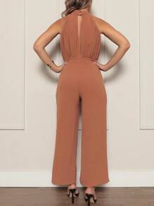 Women Jumpsuits - màu nâu - Xem 2