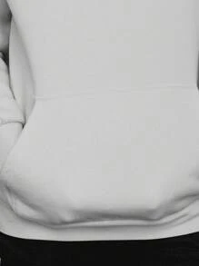 Men Hoodies - 灰色 - 查看 2