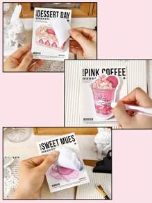 30pcs/Pack Cute And Fresh Shaped Sticky Notes For Planner Decoration And Writing Messages Back To School