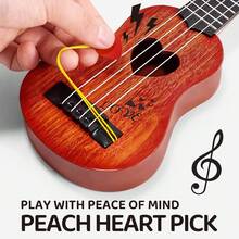 1pc Ukulele Guitar Musical Instrument For Beginners, Play And Explore - Multicolor - View 1