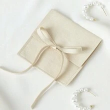 1/5/50 件超细纤维珠宝包装袋高品质珠宝礼品袋婚礼派对生日回礼品糖果袋耳环手链项链别致小型收纳袋礼品袋