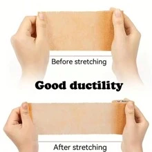 1/6/12 Rolls Nude Color Elastic Self-Adhesive Bandage, Breathable Flexible Non-Woven Self-Adhesive Bandage - Apricot - View 4