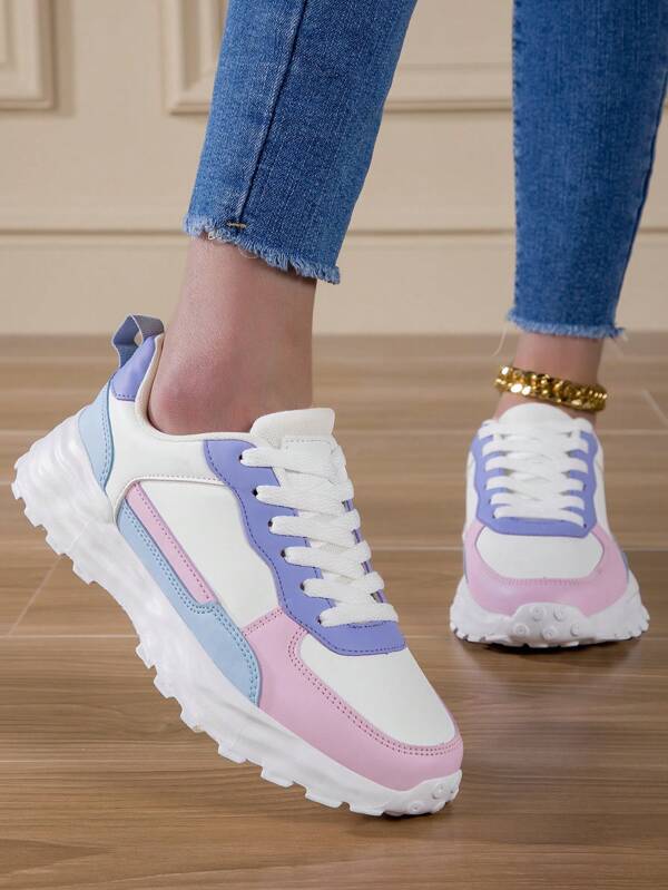Modische, bequeme, weiße/rosa, mehrfarbige, atmungsaktive Dopamin Board Schuhe für Kinder, geeignet zum Laufen, für Partys, Festivals, Geschenke, Treffen, Campus-Stil.