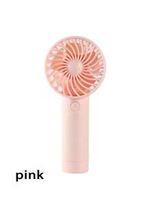 1pc Mini & Lovely Summer Handheld Fan With Usb Interface And Data Cable, Suitable For Outdoor, Indoor And Office, Powerful And Convenient For Travel, A Cool Gift For Date