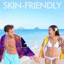 Personalized Name Custom Fun Beach Towel Sand Resistant Super Absorbent Fast Drying Super Fiber Towel Beach Towel Blanket Printed Beach Towel Gift Adult Children Holiday Travel Accessories