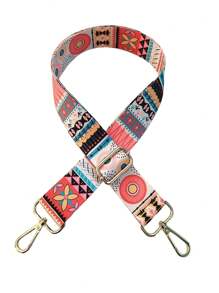 Wallet Shoulder Strap Replacement Crossbody Bag Strap, Suitable For Wallet, Shoulder Bag, Guitar Strap, Women Luggage Backpack Shoulder Strap - Watermelon Pink - View 2