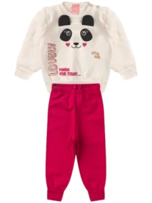 Baby Girls Sweatshirts - Rosa Fucsia - Ver 2