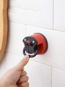 1pc Suction Cup Sharpening Tool For Household Iron Kitchen Knife, With Suction Cup And Sharpening Stone - Multicolor - View 2