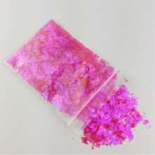 10g/Bag Holographic Nail Glitter Flakes Sparkly 3D Asymmetrical Shiny Sequins Nails Supplies Polish Manicure Nail Art Decorations DIY Nail Charms Nail Gems