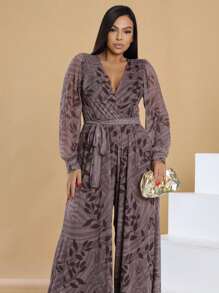 Women Jumpsuits - 灰色 - 查看 2