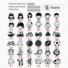 1PC Custom Name Stamp For Clothing,Personalized Clothing Stamps For Clothes, DIY Customized Cartoon Self Inking Name Seal Stamp For Personalized Gift,Clothes Stamp For Waterproof. - Dinosaur - View 4