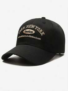 Retro "1989" Embroidered Baseball Cap, Adjustable Casual Sun Hat For Men Women Foot Sunday Party