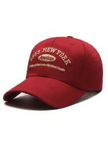 Retro "1989" Embroidered Baseball Cap, Adjustable Casual Sun Hat For Men Women Foot Sunday Party