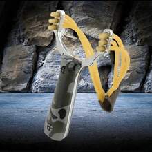 An Outdoor Slingshot, Hunting, Practice Aiming, Original High-Precision And Powerful, Rubber Band Adult Specific Slingshot Holder, Some Accessories With Random Colors - Multicolor - View 1