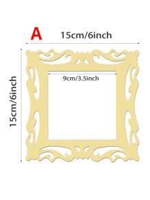 1pc Gold Patterned Border Switch Sticker With Mirrored Surface And Acrylic Material, Suitable For Light Switches In Living Room, Bedroom, Kitchen, Etc.,Stickers,Wall Decal,Vinly Decal For Home Decorations,Spring Decoration Items Refesh Your Home,Rama Decoration Stickers Gifts Birthday Graduation