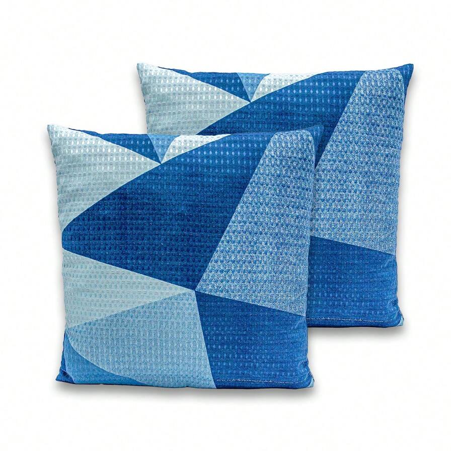 Casa Viva Cushion Cover - 藍色馬賽克 - 查看 1