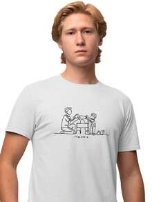 Men T-Shirts - 白色 - 查看 1