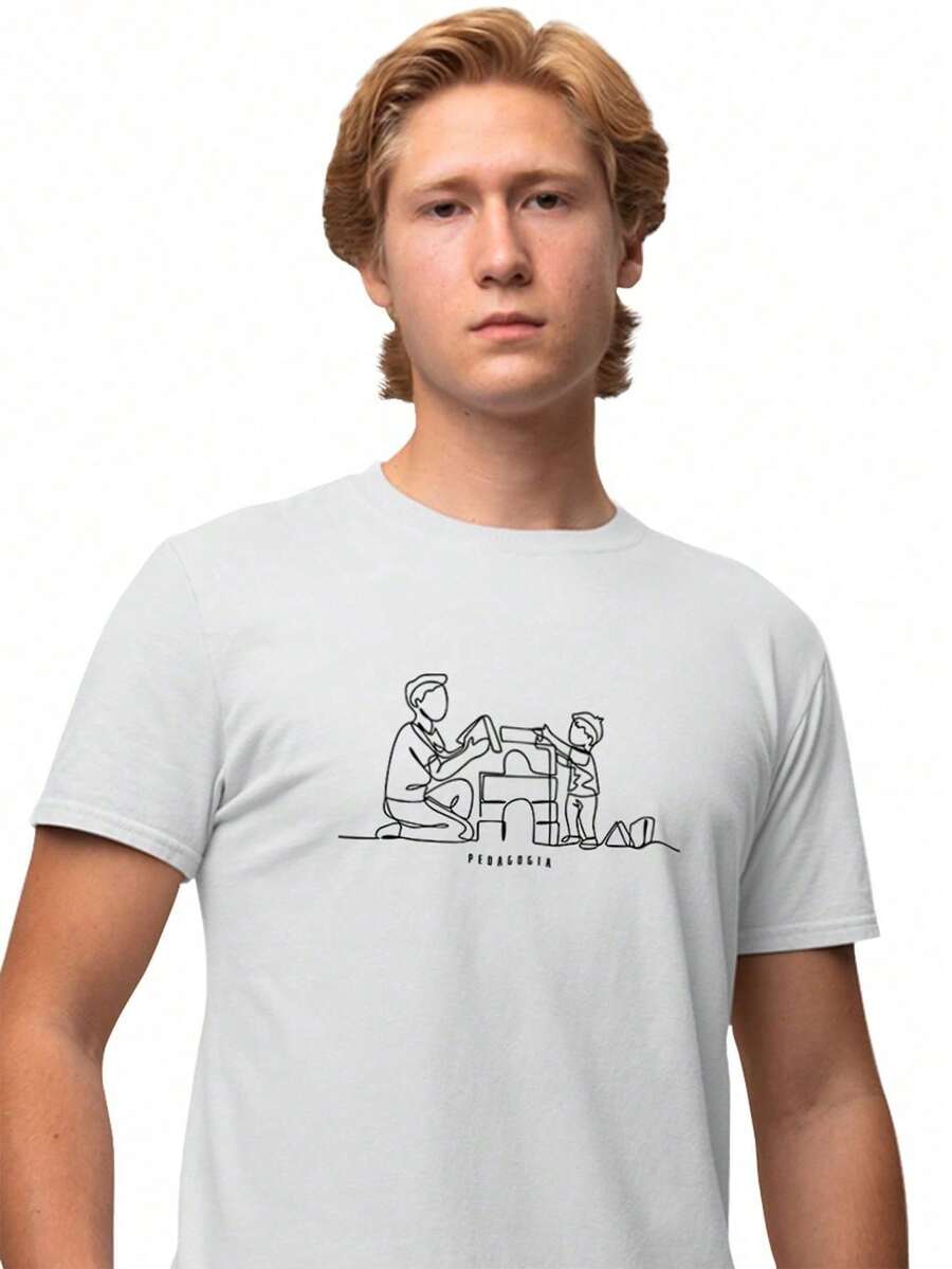 Men T-Shirts - 白色 - 查看 1