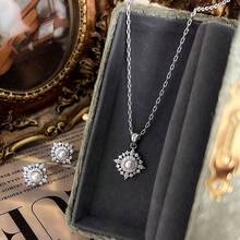 Starmoon復古設計假珍珠鎖骨鍊，精緻百搭女士項鍊