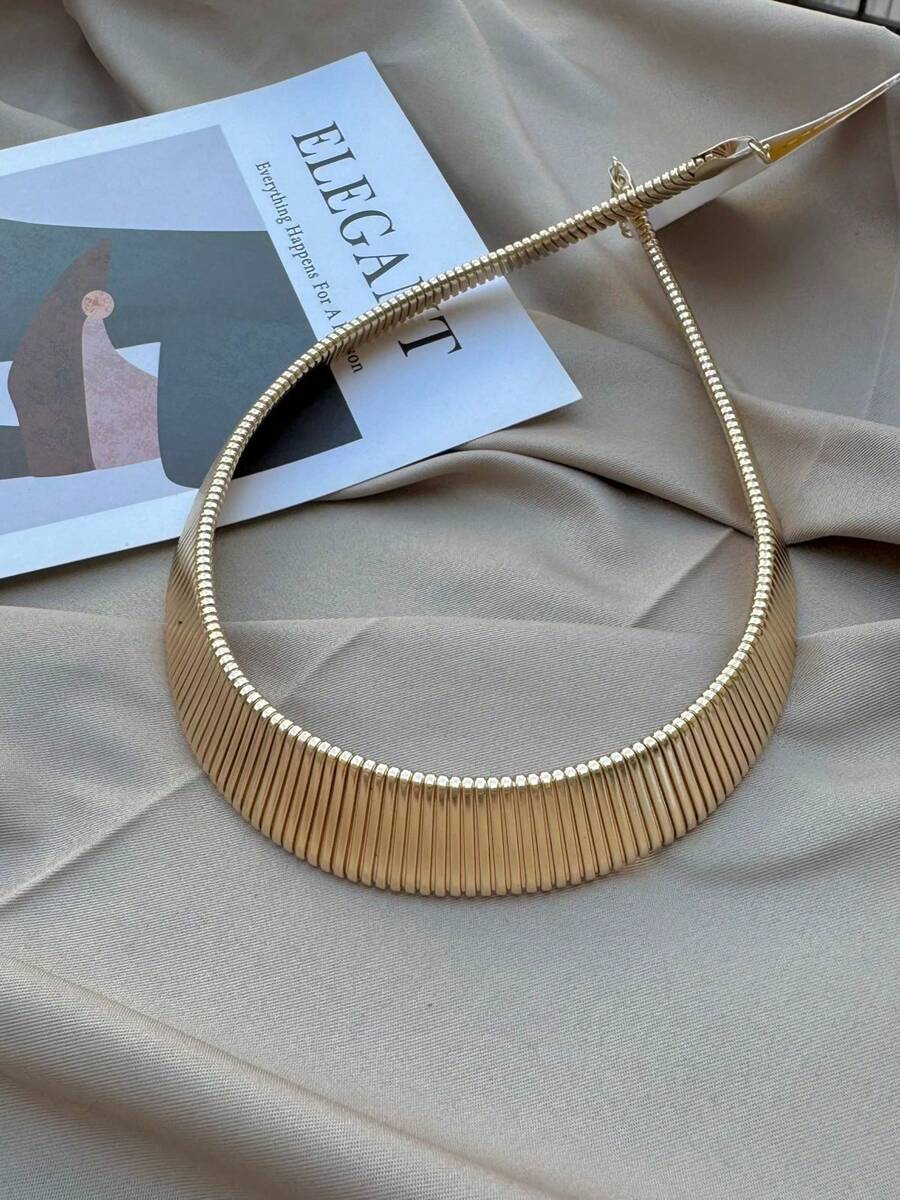 Women Chokers - 金色 - 查看 1