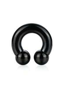 1 pezzo Moda Punk Retrò Rock Gotico Y2K Orecchino a Sfera per il Naso da Espansione per Uomo e Donna in Acciaio Inossidabile Oversized, Adatto per Feste Quotidiane, Giorni di Lavoro Off e Festival della Musica