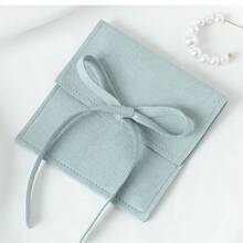 1/5/50 件超细纤维珠宝包装袋高品质珠宝礼品袋婚礼派对生日回礼品糖果袋耳环手链项链别致小型收纳袋礼品袋